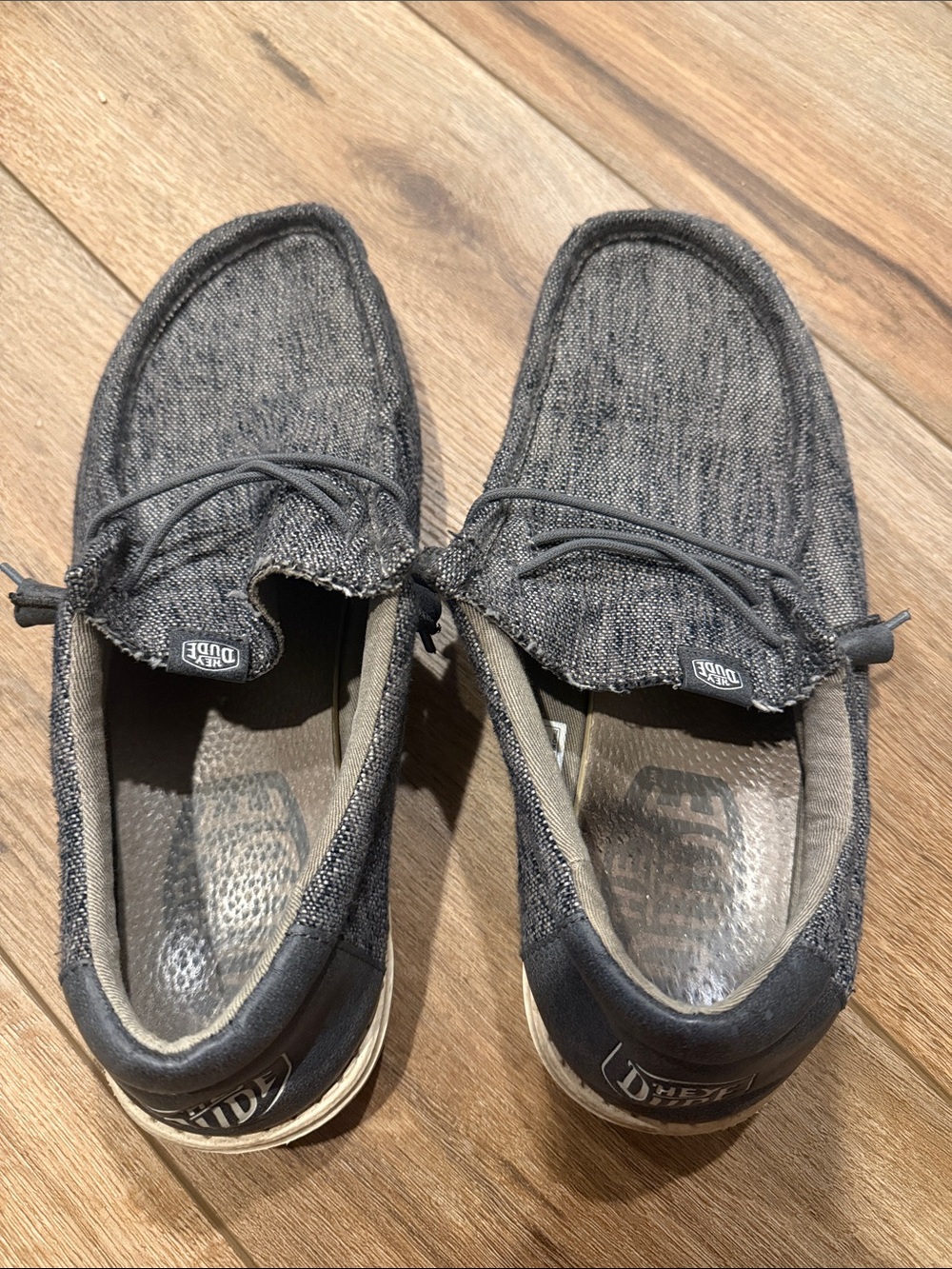 Men’s Hey Dude Slip-On Casual Shoes in Gray